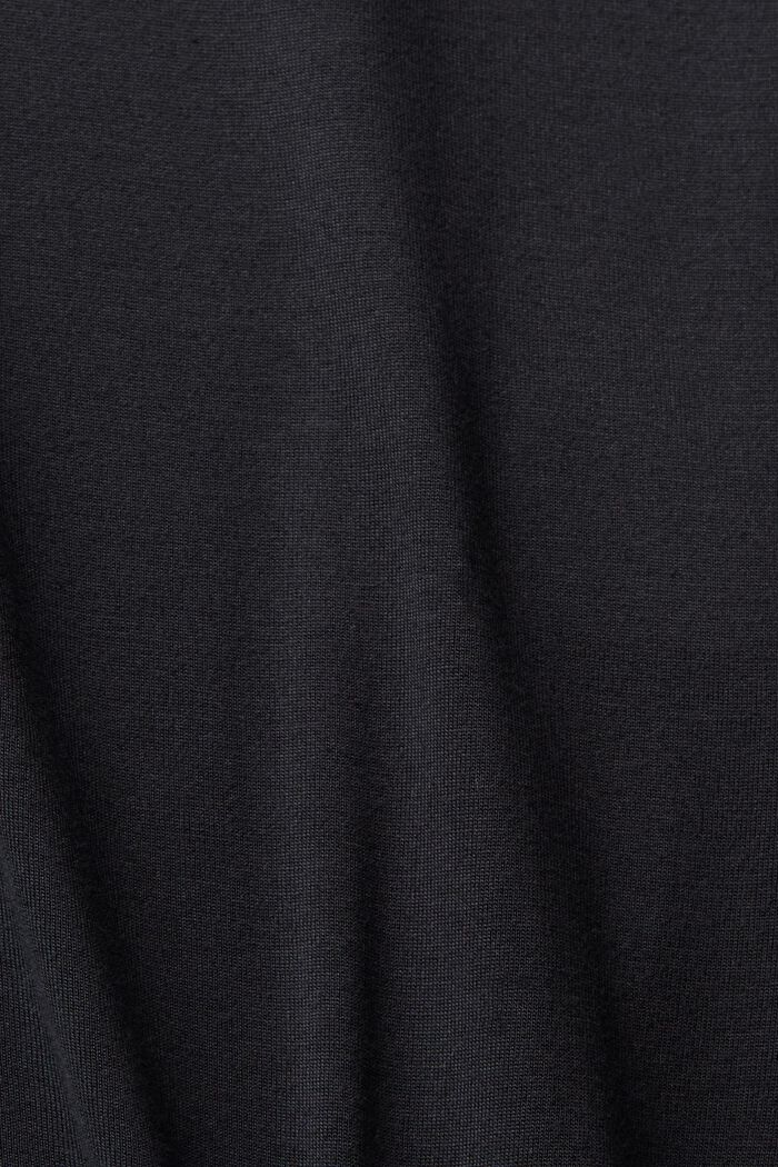 T-shirt à paillettes, LENZING™ ECOVERO™, BLACK, detail image number 1