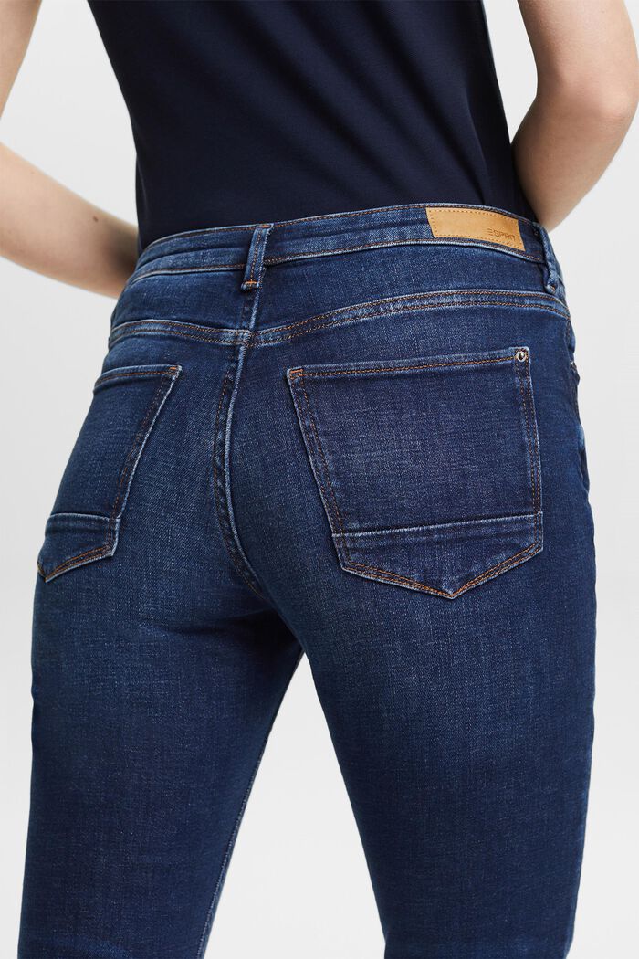 Stretch-Jeans aus Organic Cotton, BLUE DARK WASHED, detail image number 3