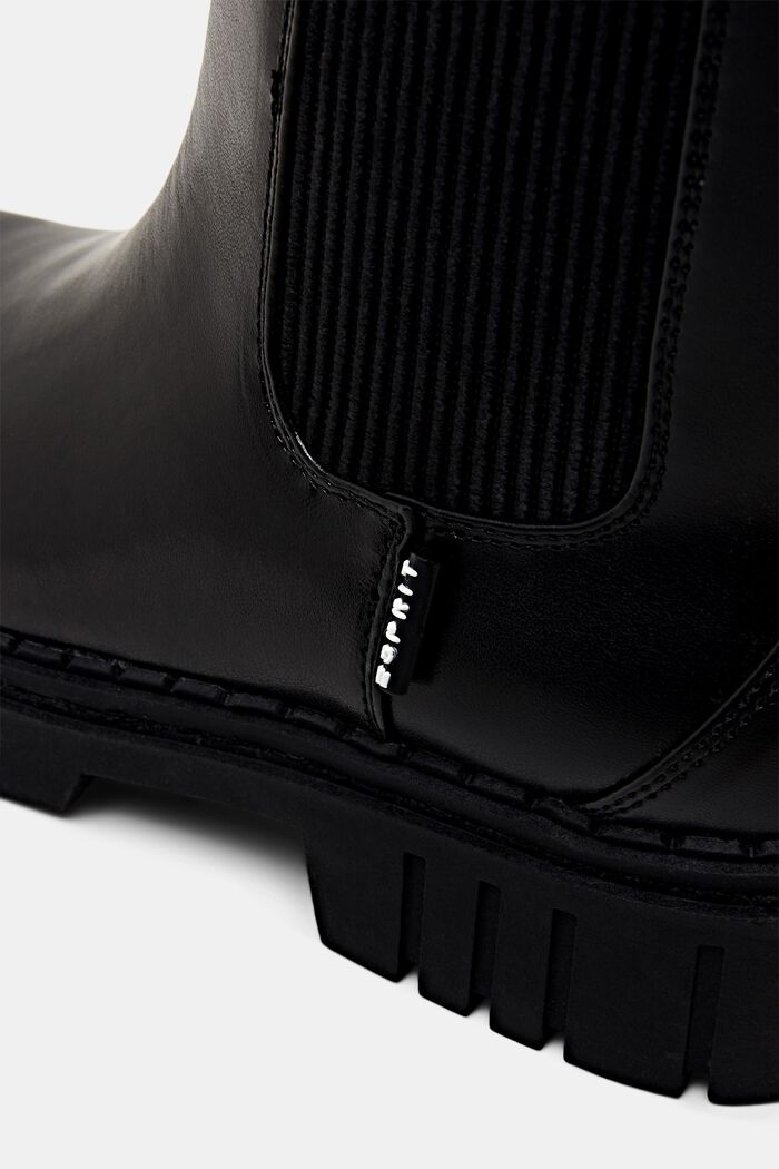 Weite Kunstleder-Boots, BLACK, detail image number 2