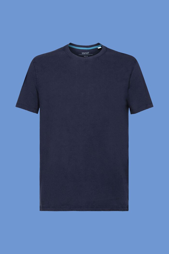 Jersey-T-Shirt, 100% Baumwolle, NAVY, detail image number 6