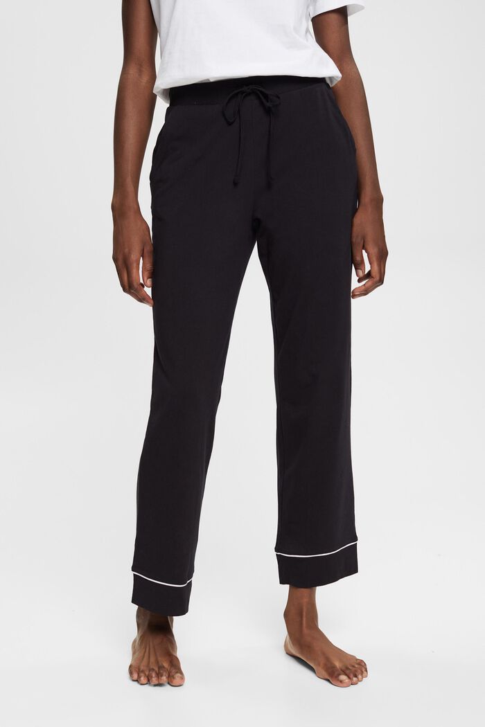 Pantalon de pyjama, BLACK, detail image number 1