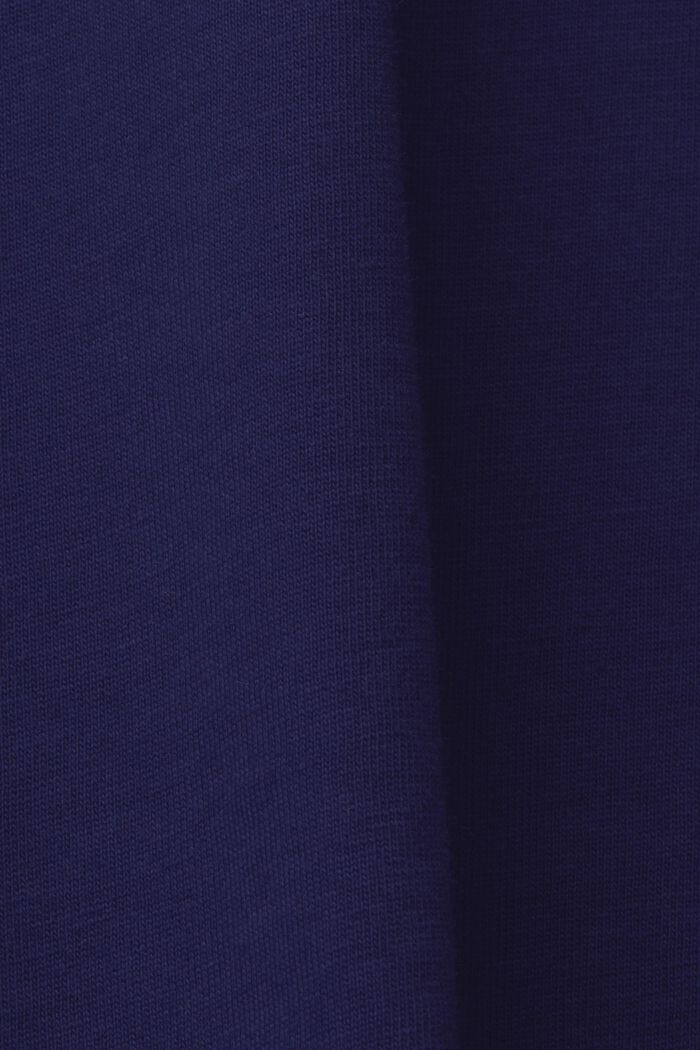 Rundhals-T-Shirt mit Print, 100 % Baumwolle, DARK BLUE, detail image number 5