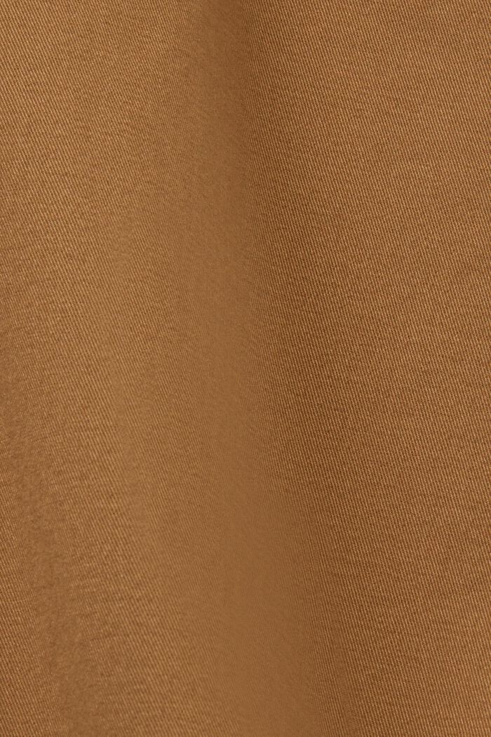 Pantalon chino droit en twill de coton, CAMEL, detail image number 6