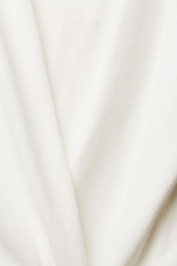 Kurzarmpullover mit Polo-Kragen, OFF WHITE, detail image number 1