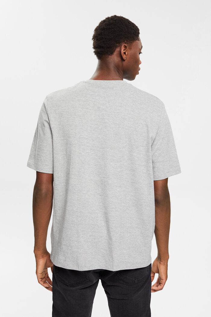 T-shirt en jersey chiné, LENZING™ ECOVERO™, MEDIUM GREY, detail image number 3