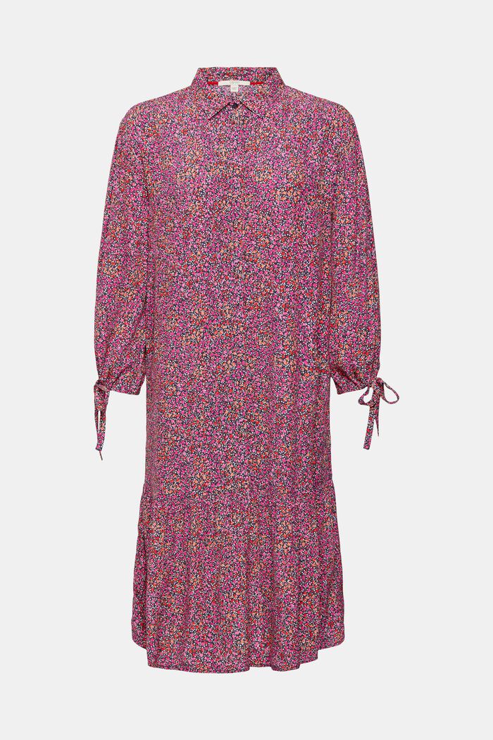 Kleid mit Blumenprint, NAVY, detail image number 6