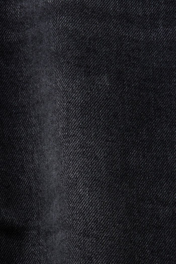 Jean rétro de coupe Relaxed Fit, BLACK DARK WASHED, detail image number 6