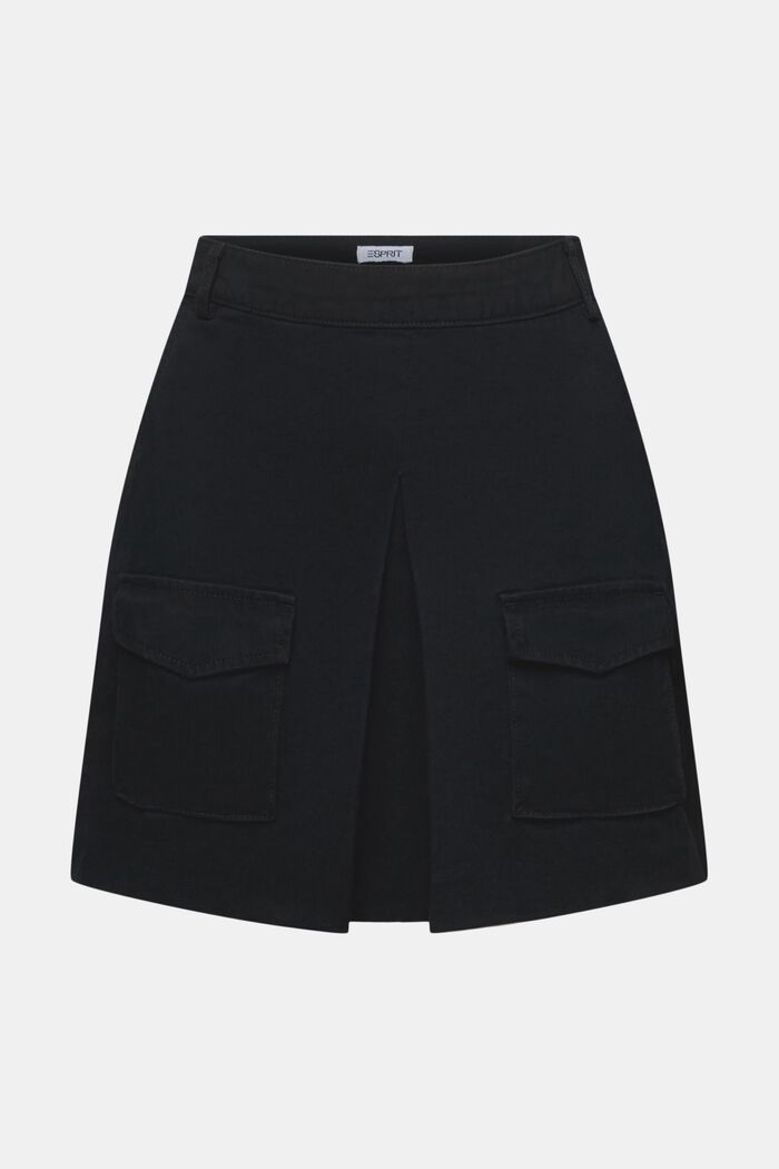 Mini-jupe à plis plats, BLACK, detail image number 5