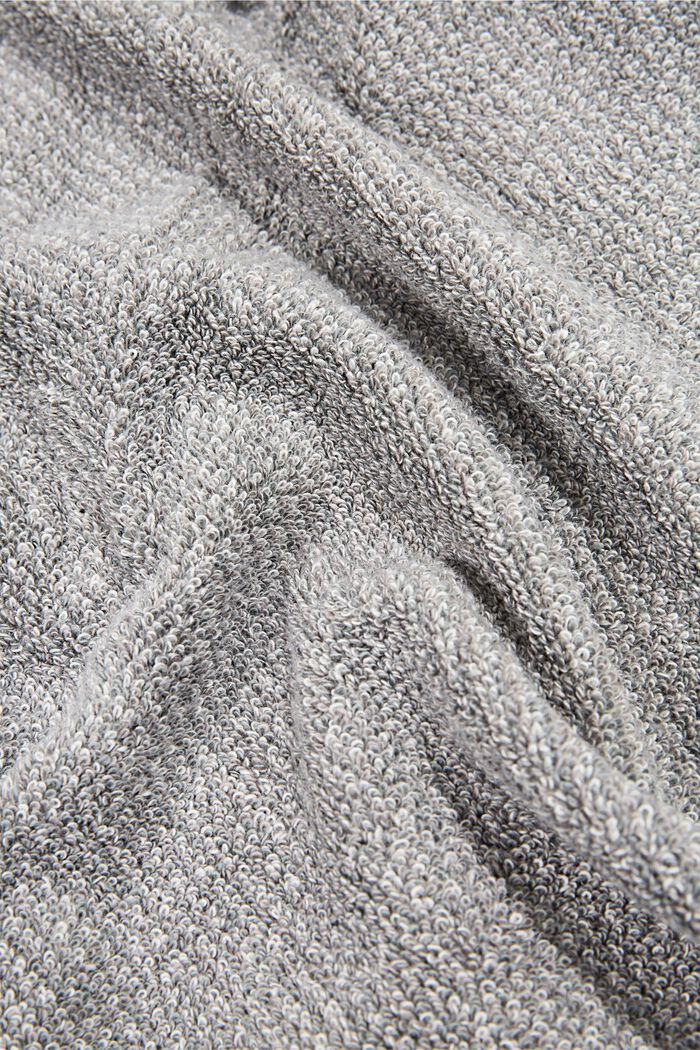 Meliertes Handtuch, 100 % Baumwolle, STONE, detail image number 1
