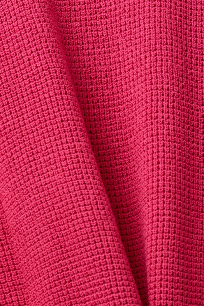Sweat à capuche en maille, NEW PINK FUCHSIA, detail image number 4