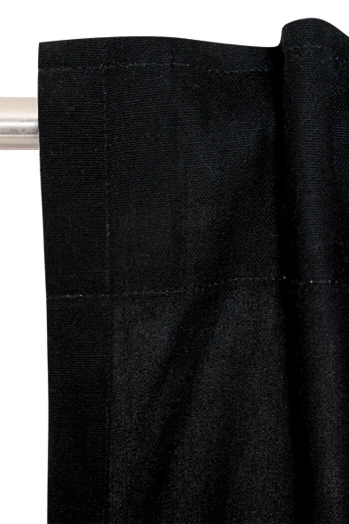 Rideau à pattes dissimulées, BLACK, detail image number 1
