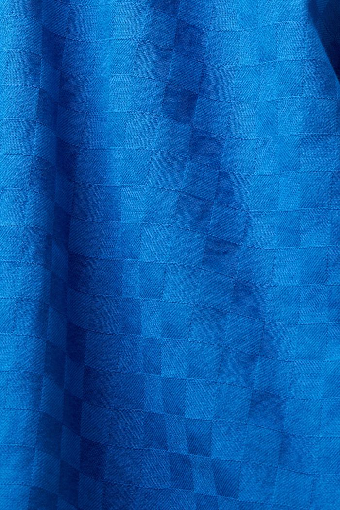 Chemise jacquard en coton, BRIGHT BLUE, detail image number 7