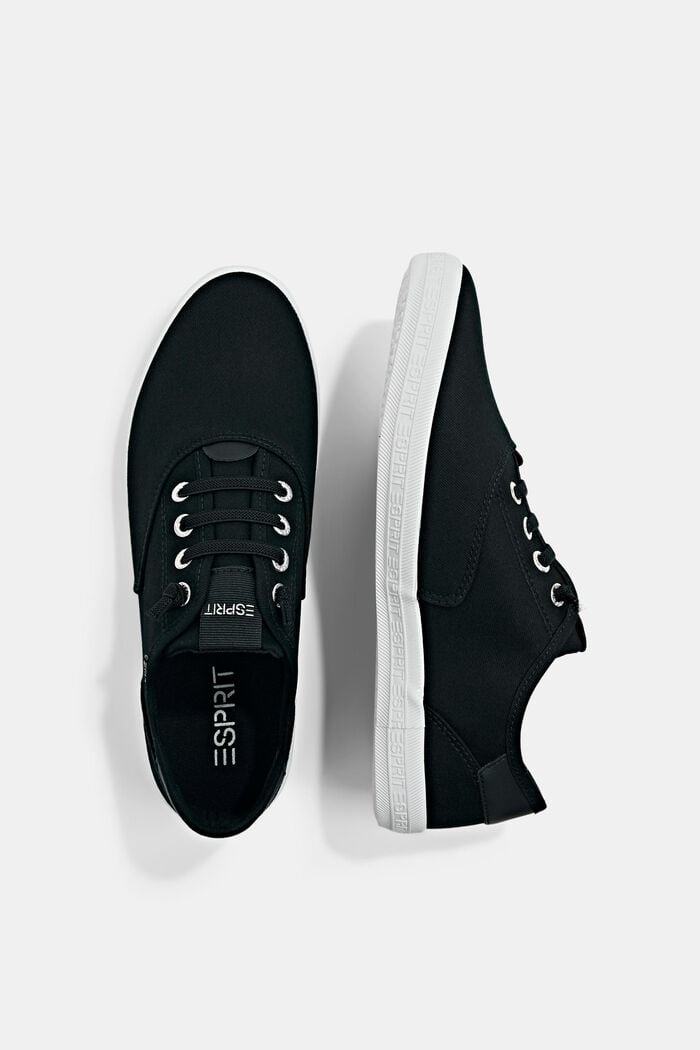 Sneaker mit elastischen Schnürbändern, BLACK, detail image number 1