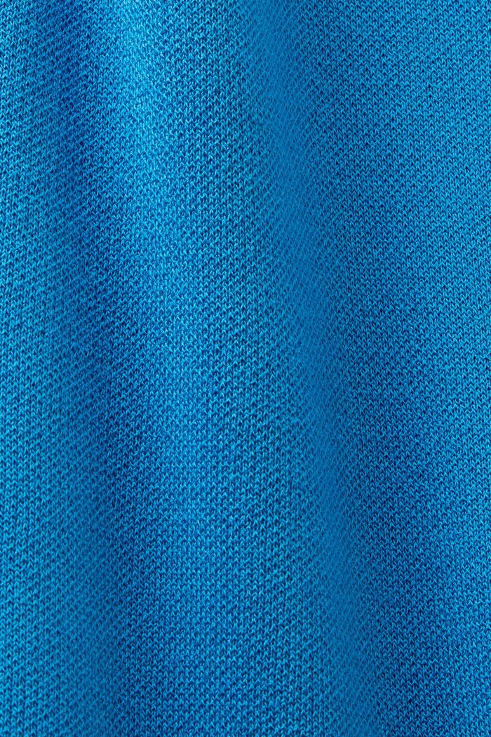 Mini robe t-shirt plissée, BLUE, detail image number 5