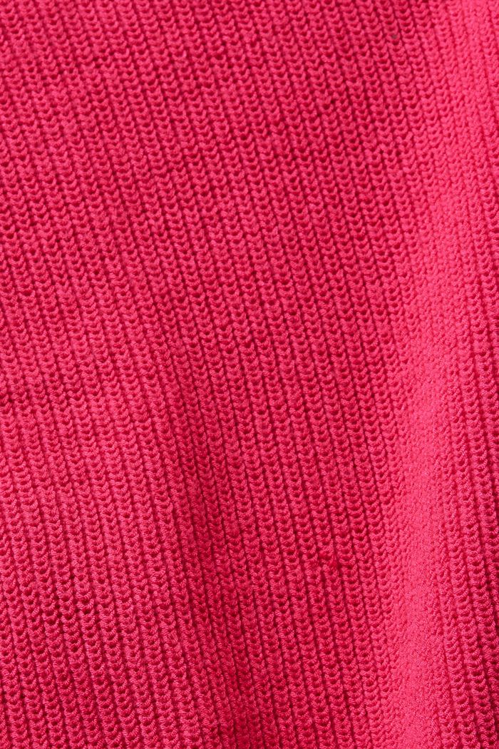 Pull-over en maille à col montant, PINK FUCHSIA, detail image number 6