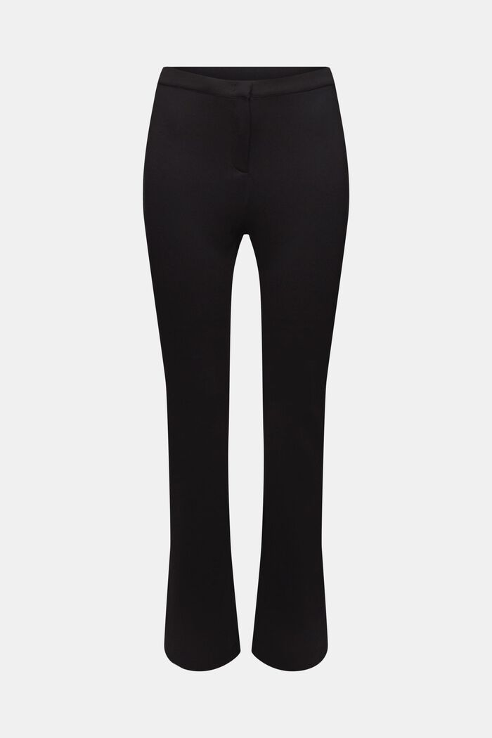 Pantalon en matière Punto à base zippée, BLACK, detail image number 7