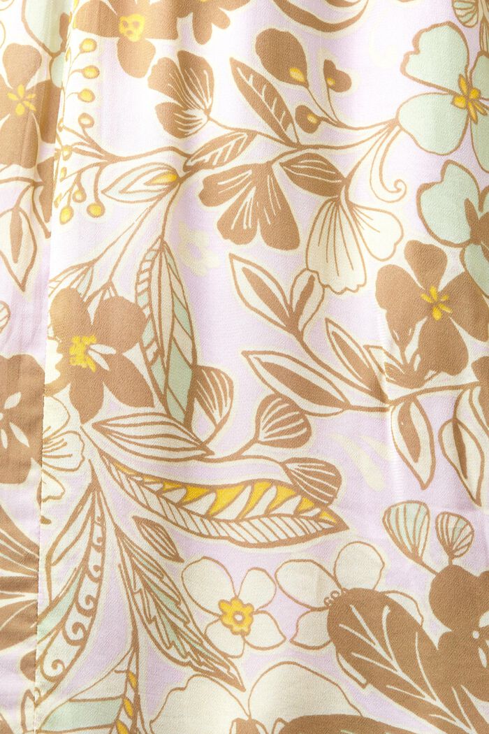 Robe en mousseline à imprimé à fleurs, LAVENDER, detail image number 5
