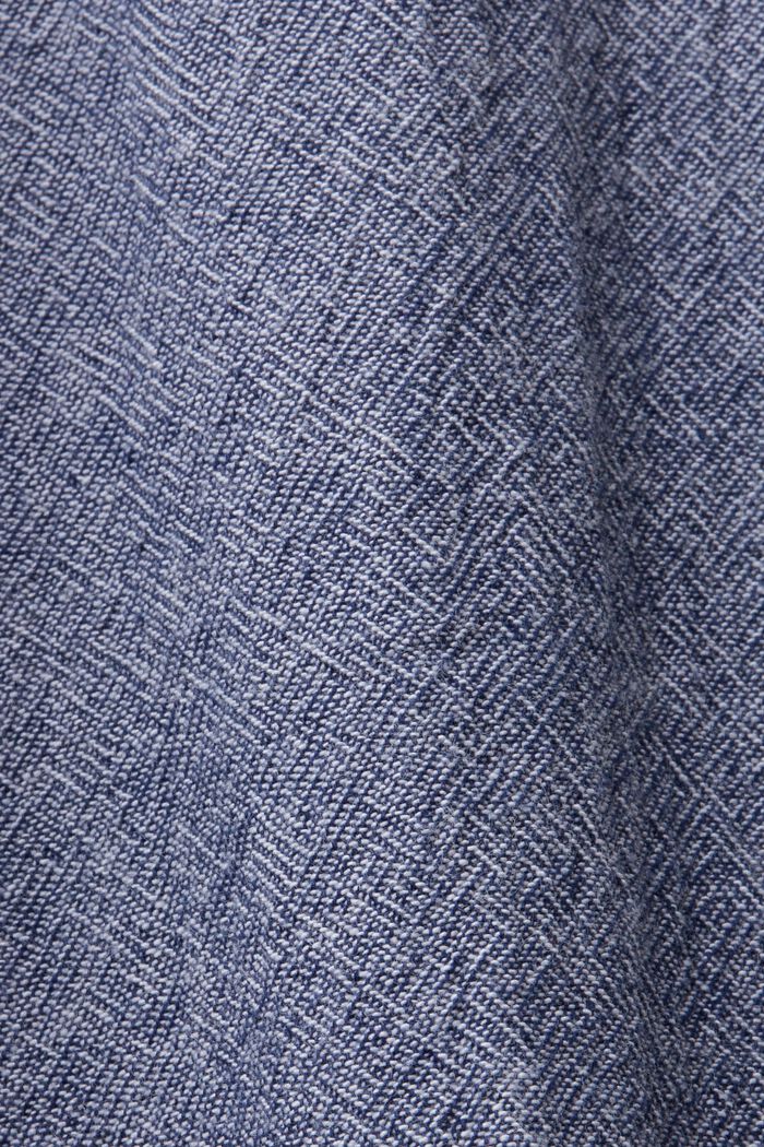 Kurzarm-Hemd aus 100% Baumwolle, DARK BLUE, detail image number 4