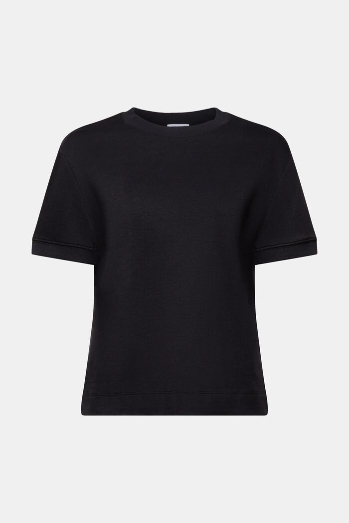 T-shirt à manches courtes et col ras-du-cou, BLACK, detail image number 6