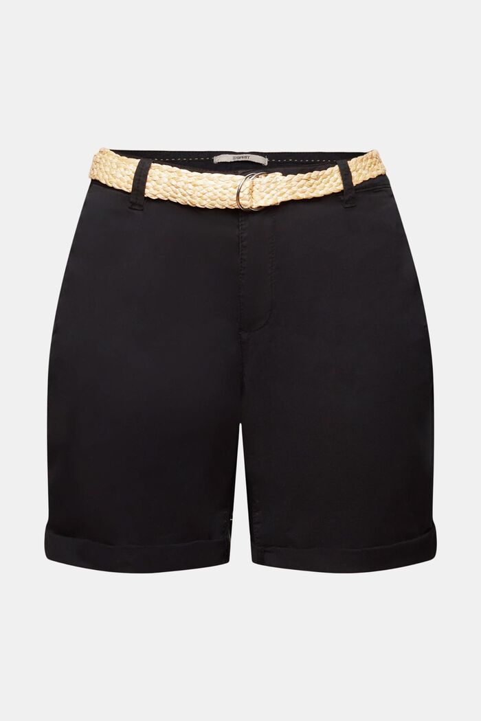 Chino-Shorts, BLACK, detail image number 5