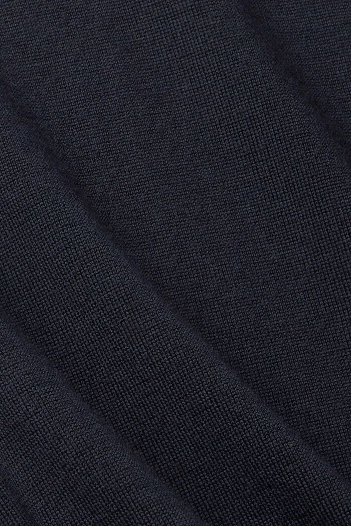 Strickpullover aus Wolle, NAVY, detail image number 1