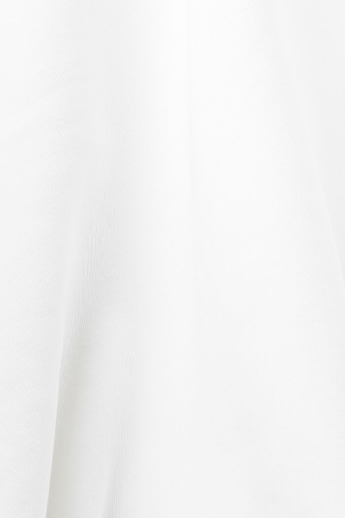 Sweat-shirt en coton à capuche et logo, WHITE, detail image number 5