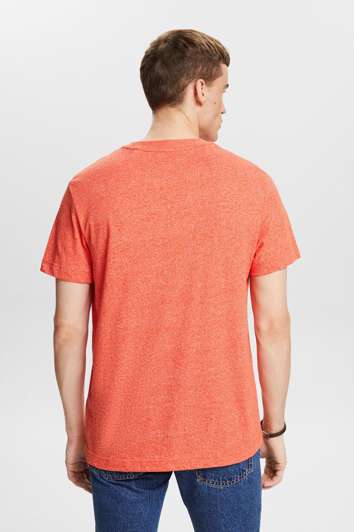 T-shirt chiné, BRIGHT ORANGE, detail image number 2