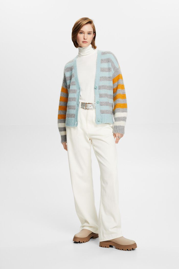 Sweaters cardigan, MEDIUM GREY, detail image number 0