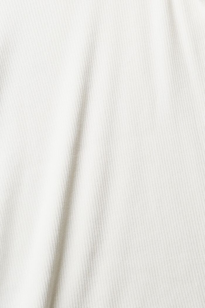 Pull-over côtelé, LENZING™ ECOVERO™, OFF WHITE, detail image number 1