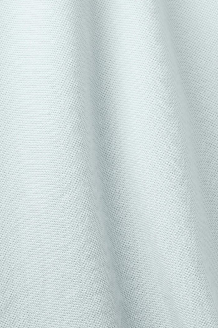 Slim Fit Poloshirt, LIGHT AQUA GREEN, detail image number 5