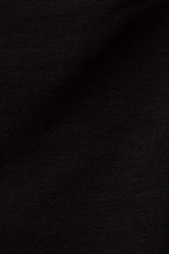 Jupe longueur midi en jersey de style portefeuille, BLACK, detail image number 6