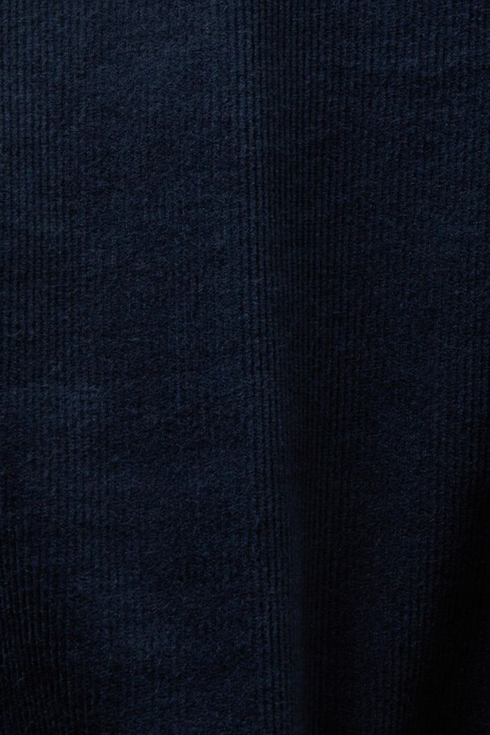 Pantalon en velours côtelé de coupe Straight Fit, PETROL BLUE, detail image number 6