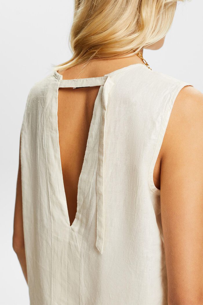 Blouses woven, CREAM BEIGE, detail image number 3