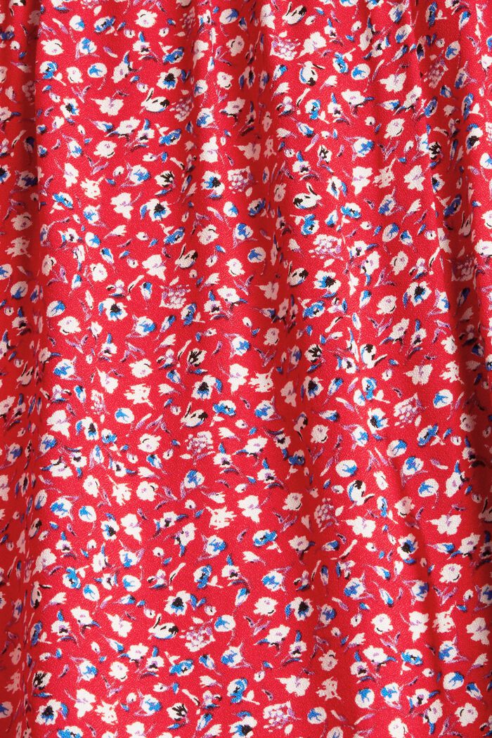 Print-Bluse aus LENZING™ ECOVERO™, RED, detail image number 4