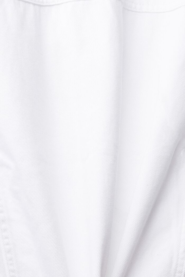 Veste en jean blanche, WHITE, detail image number 4
