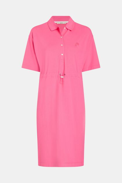 Robe polo plissée Dolphin Tennis Club, PINK, overview