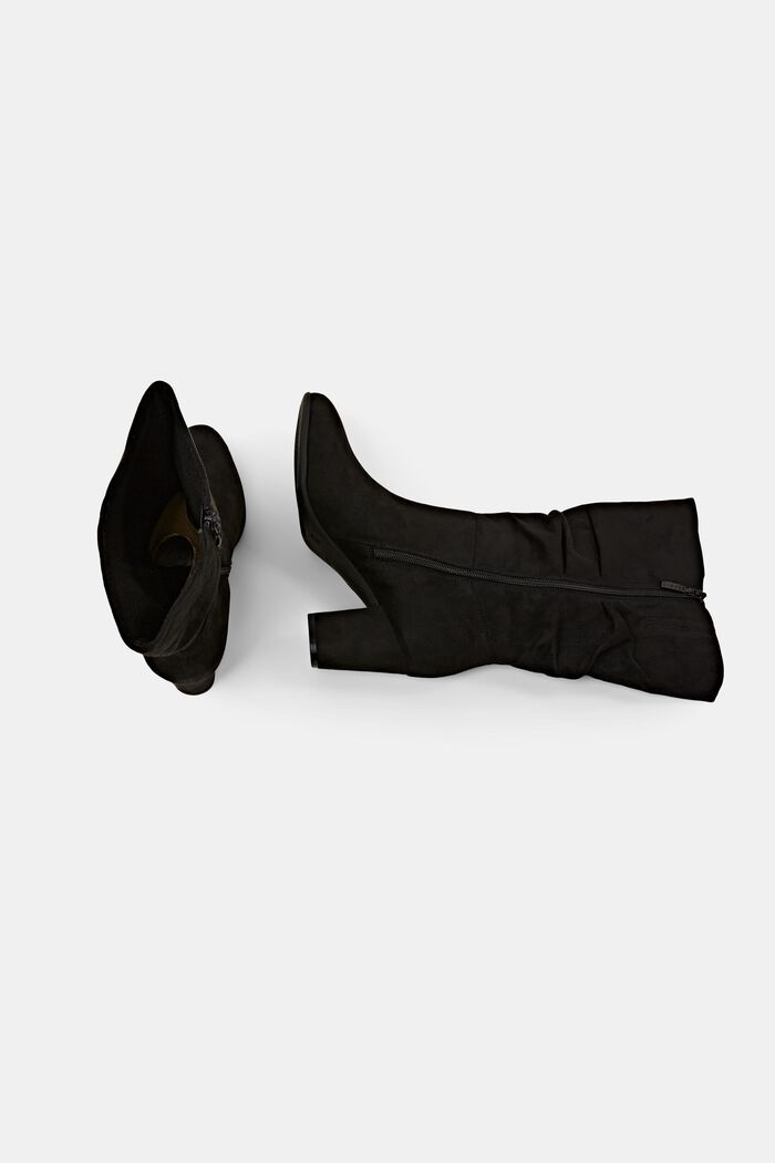 Boots im Sloutch-Design in Wildlederoptik, BLACK, detail image number 5
