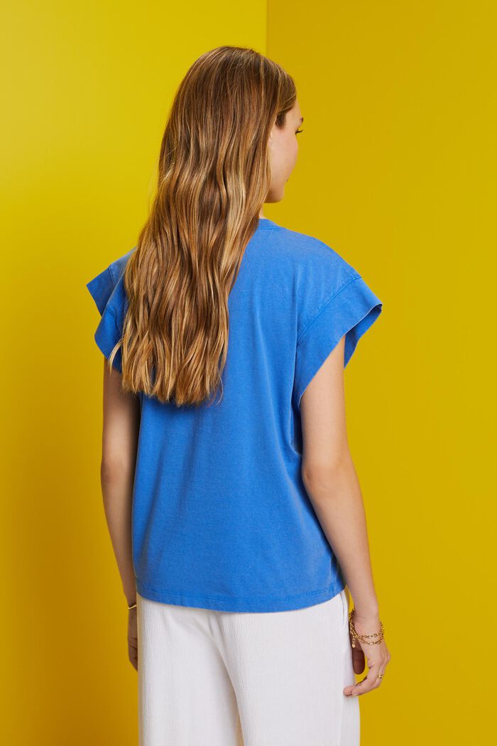 MATERNITY T-shirt à manches courtes chauve-souris, BRIGHT BLUE, detail image number 3