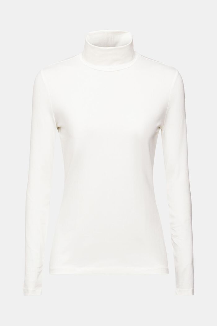 T-shirt à manches longues à col roulé, OFF WHITE, detail image number 6
