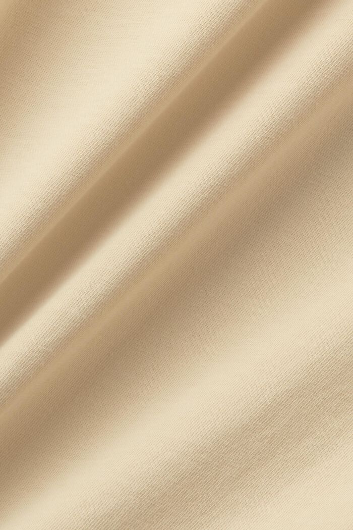 T-Shirt im Washed-Look, 100 % Baumwolle, SAND, detail image number 5