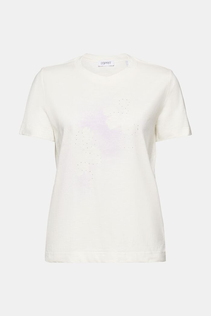 T-shirt à effet flammé imprimé, ICE, detail image number 6