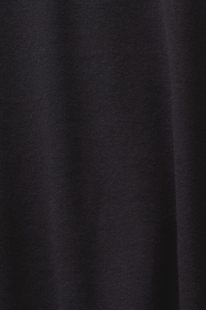 T-shirt manches longues à logo, BLACK, detail image number 5