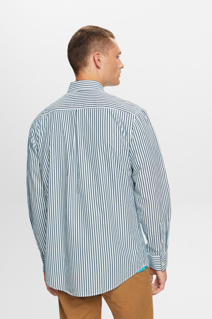 Hemd mit Streifen, 100% Baumwolle, ICE, detail image number 3