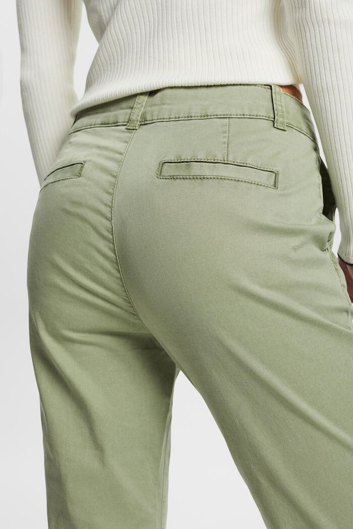 Pantalon chino basique, LIGHT KHAKI, detail image number 4