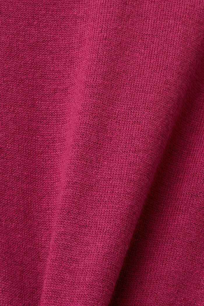 Poloshirt mit TENCEL™ und nachhaltiger Baumwolle, DARK PINK, detail image number 5