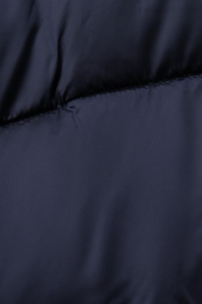 Doudoune longue à capuche amovible, NAVY, detail image number 5