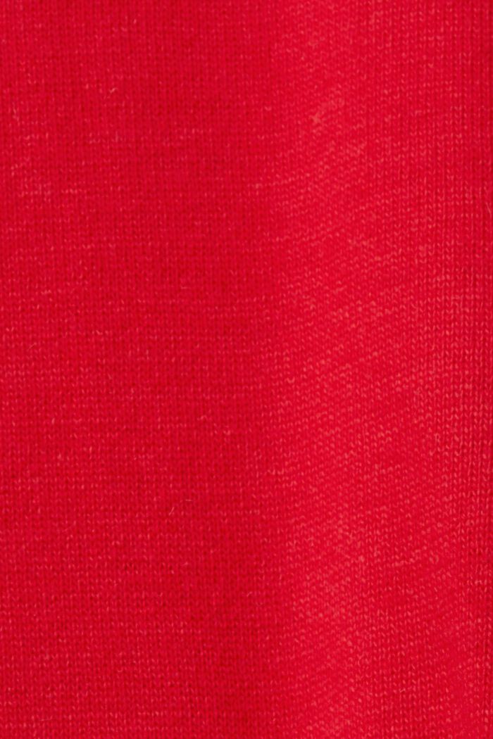 Strickkleid aus Wollmix, LENZING™ ECOVERO™, DARK RED, detail image number 4
