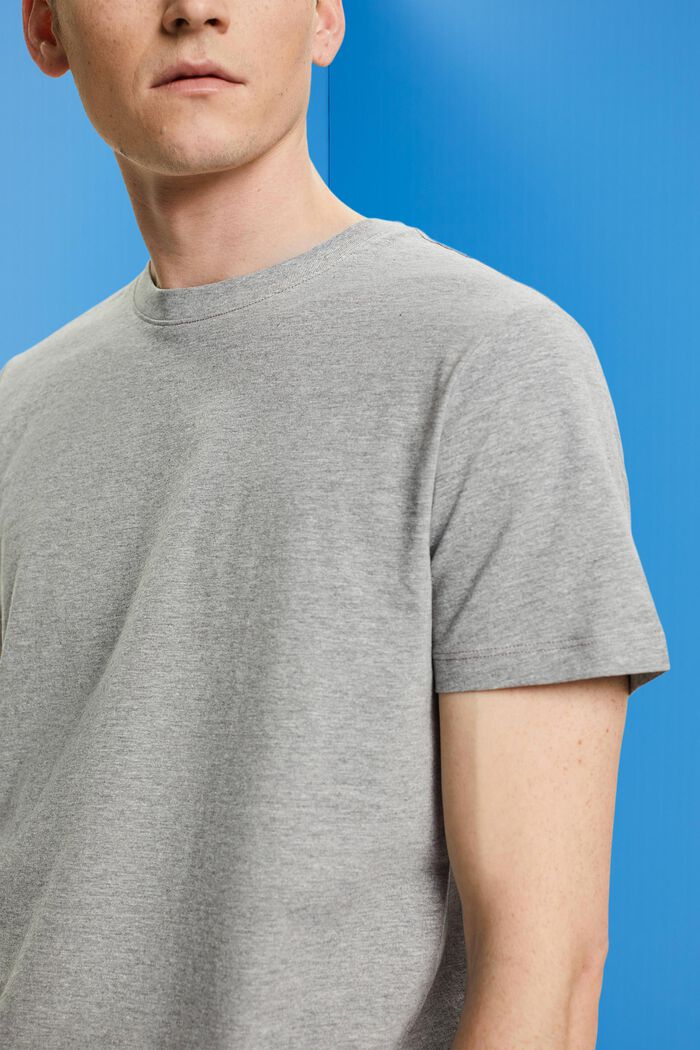 T-shirt à encolure ronde de coupe Slim Fit, MEDIUM GREY, detail image number 2