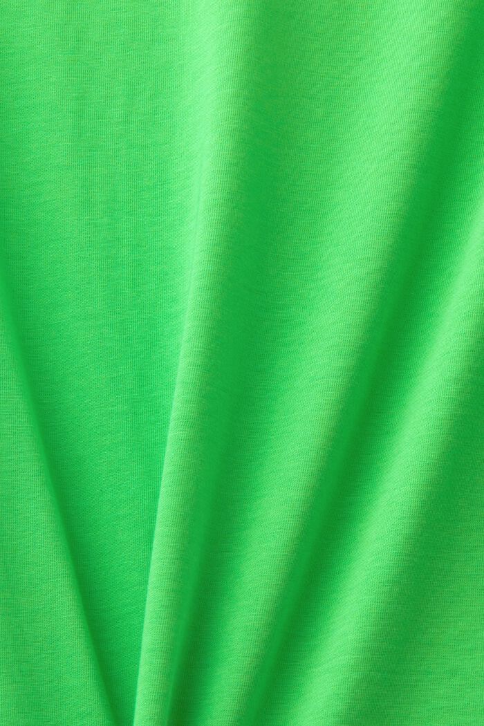 T-shirt en jersey à col ras-du-cou, GREEN, detail image number 5