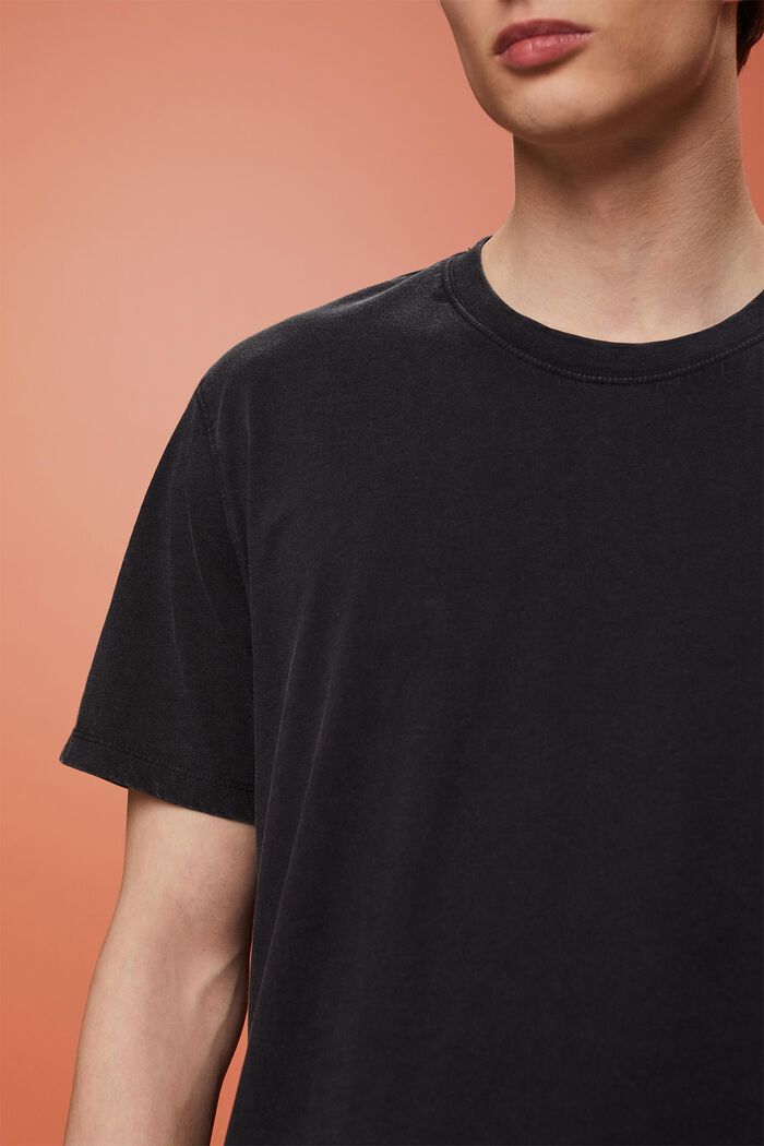 Jersey-T-Shirt, 100% Baumwolle, BLACK, detail image number 2